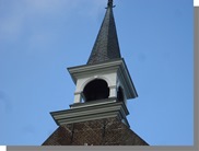 foto herstellen kloktoren kerk te Eext