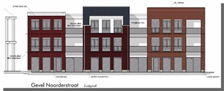 tekening gevel Noorderstraat