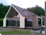 foto aanbouw woning te Westerbork